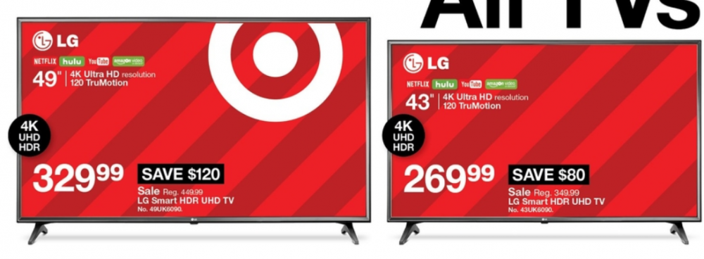 black friday target lg tvs